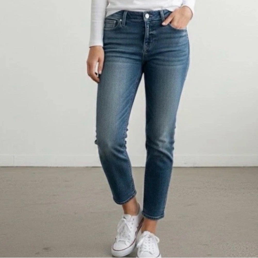 Lolita Lucky Brand Dark Women's Skinny Crop Jeans Denim Low Rise 6 / 28  #2